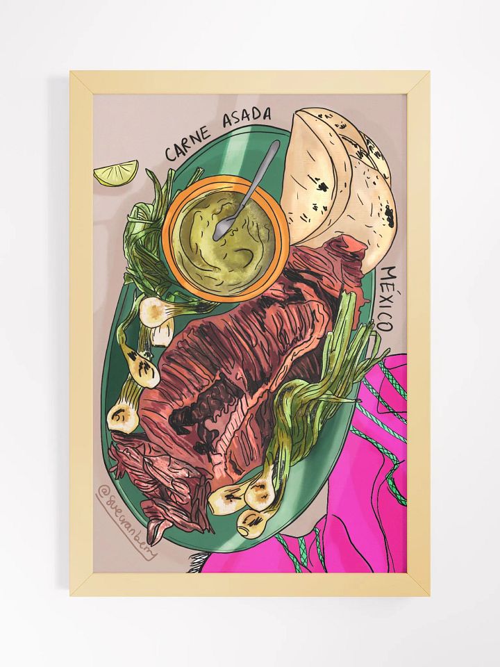 Carne Asada Framed Poster product image (1)