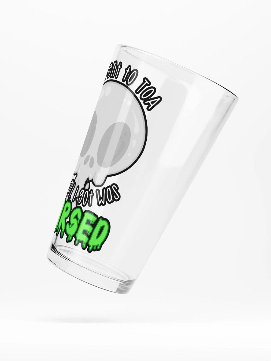 All I Got Was Cursed - Priest - Pint Glass product image (5)