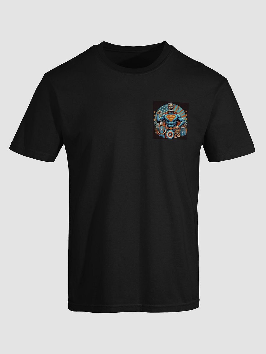 Superhero Style Comfort: Bearded Man T-Shirt product image (43)