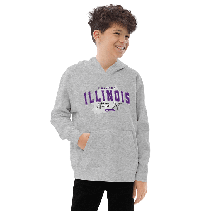 Kids Heritage Youth Pullover Fleece Chicago Illinois Slogan product image (2)