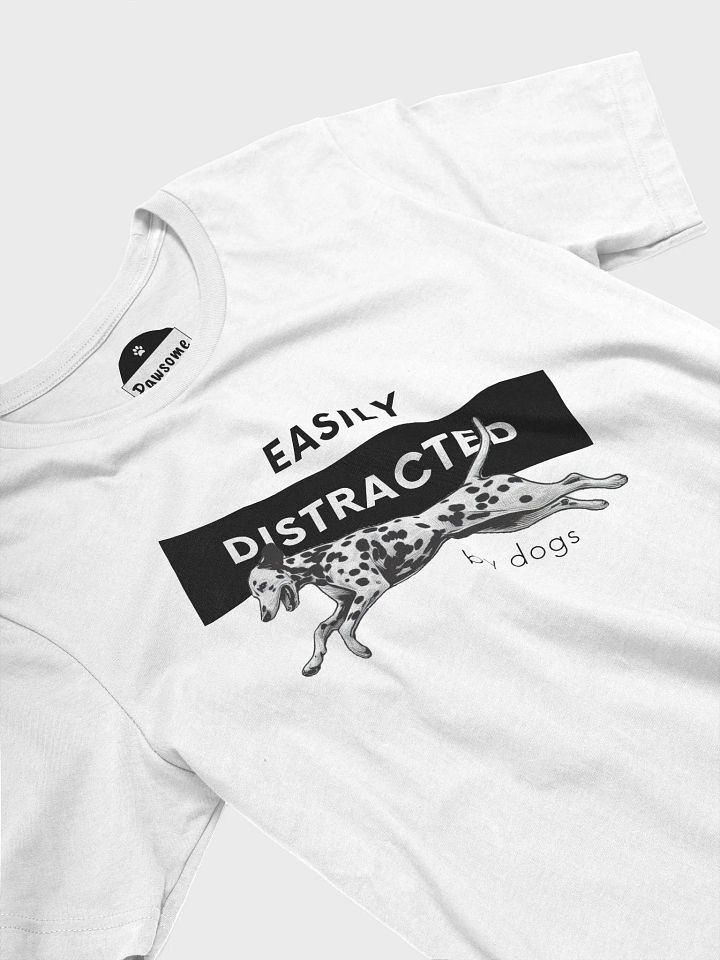 Distracted Dalmatian White T-Shirt product image (2)