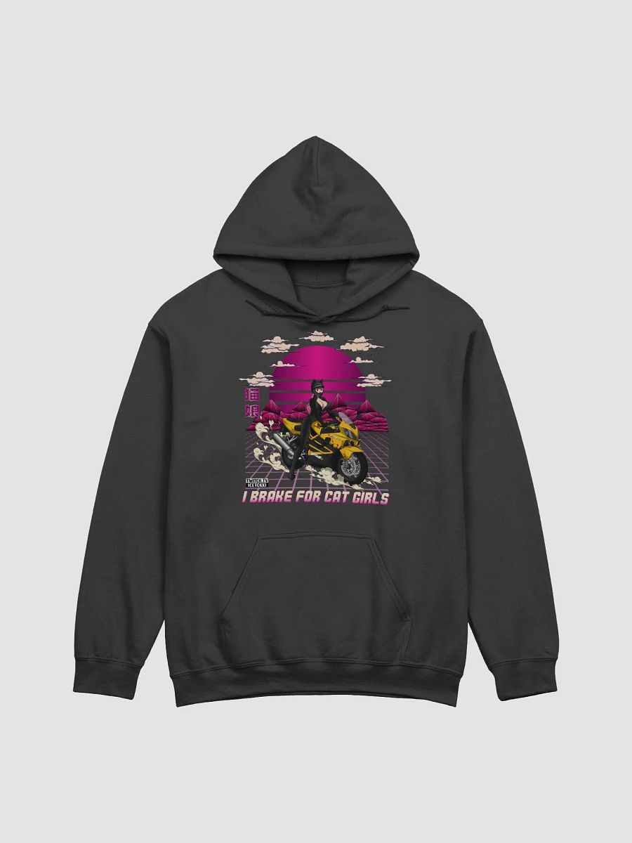 Biker Cat Girl Hoodie 2-sided product image (1)