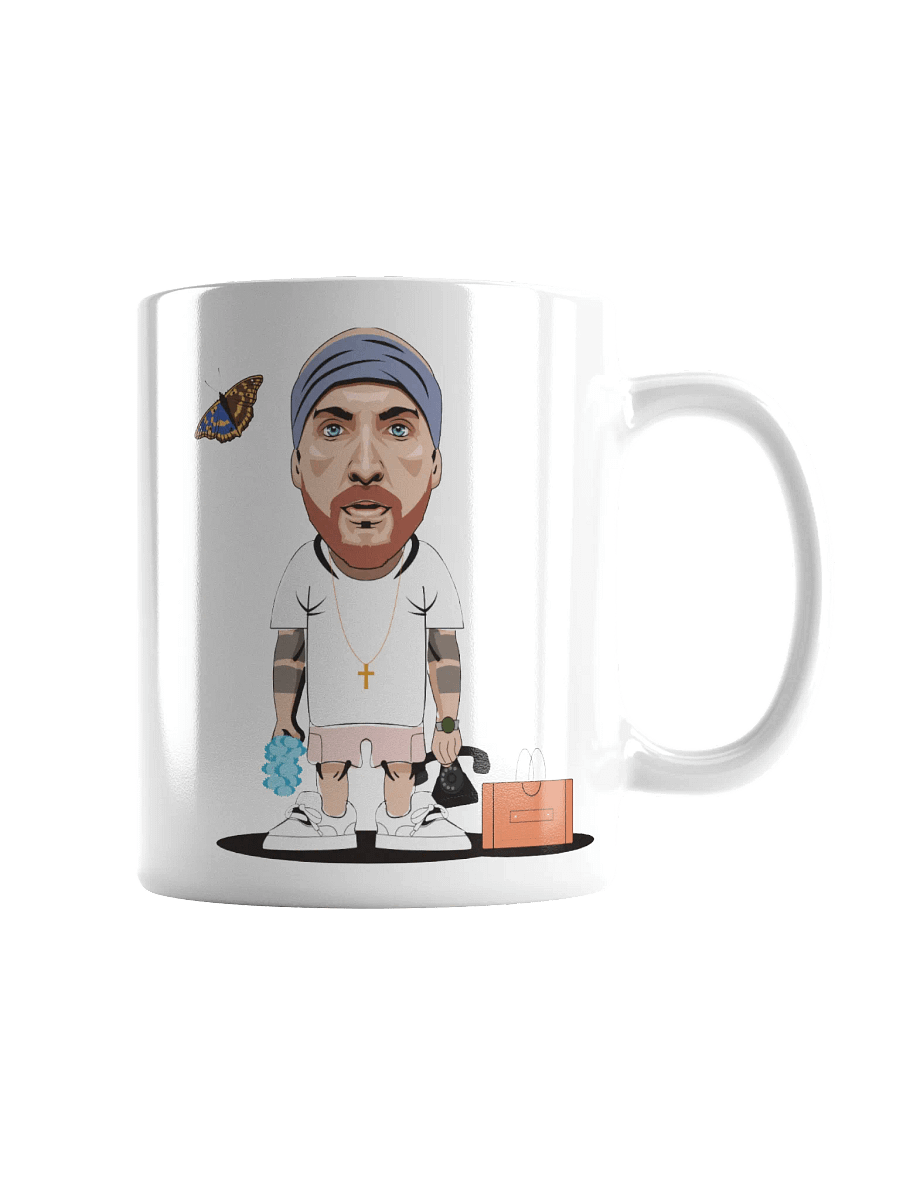 DAVID ASPHALT - WEIßE GLÄNZENDE TASSE product image (12)