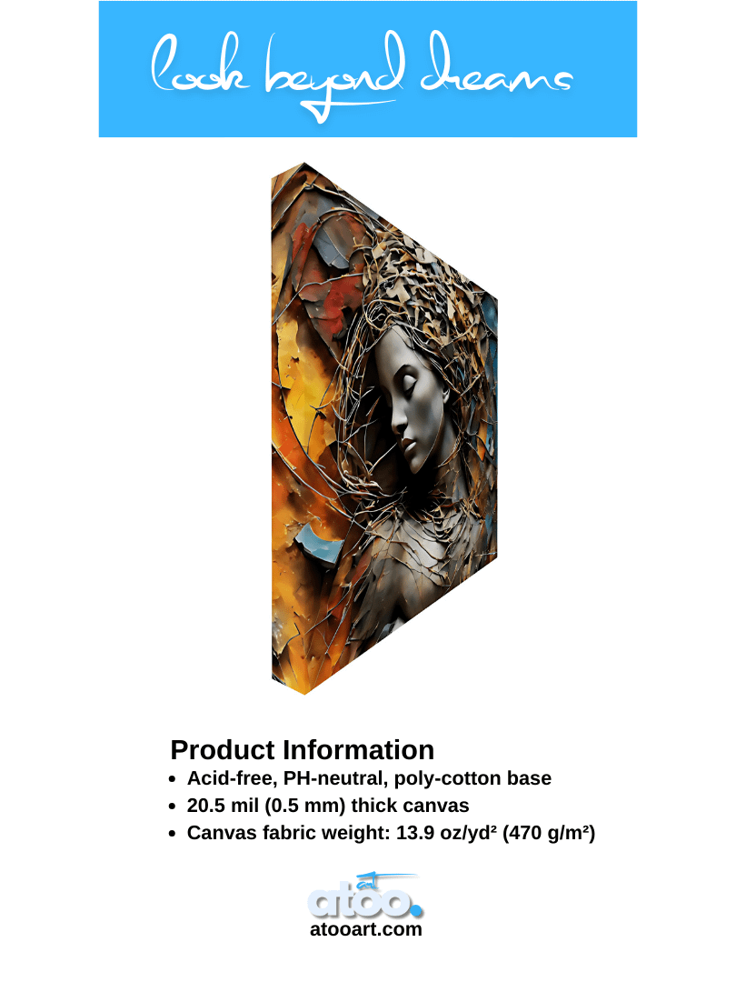 Be Free to Yourself | Silent Resistance | Canvas Painting product image (10)