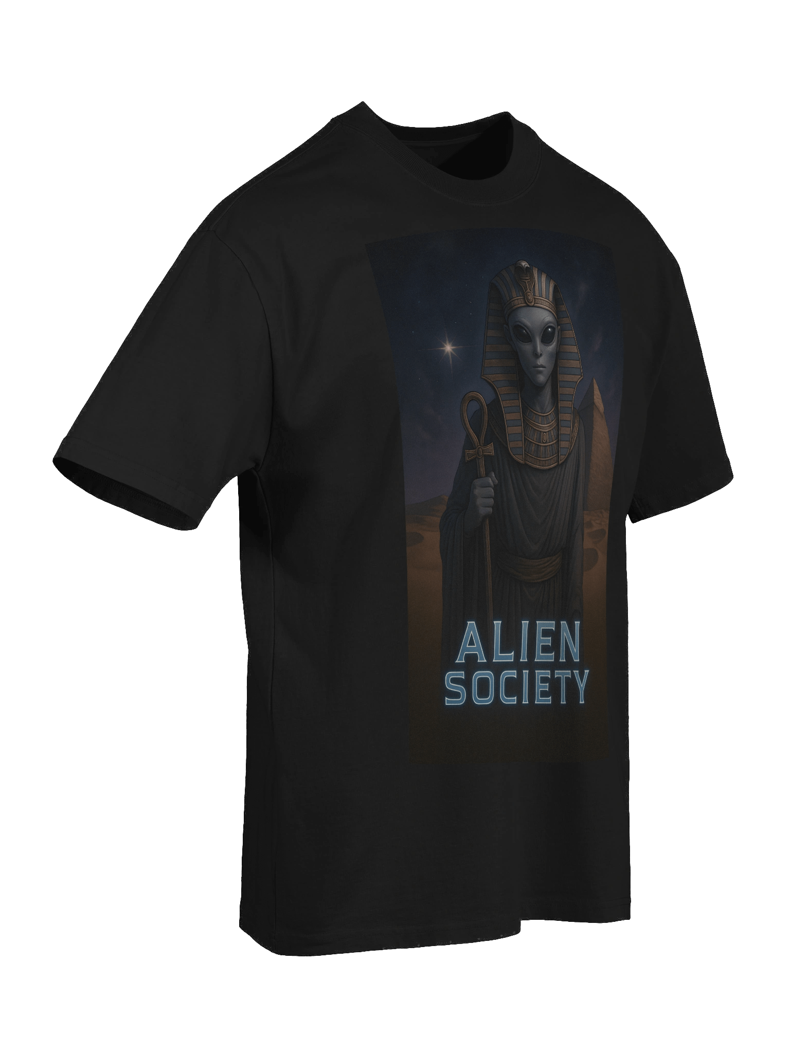 Ancient Alien Pharoah Oversized Tee product image (7)
