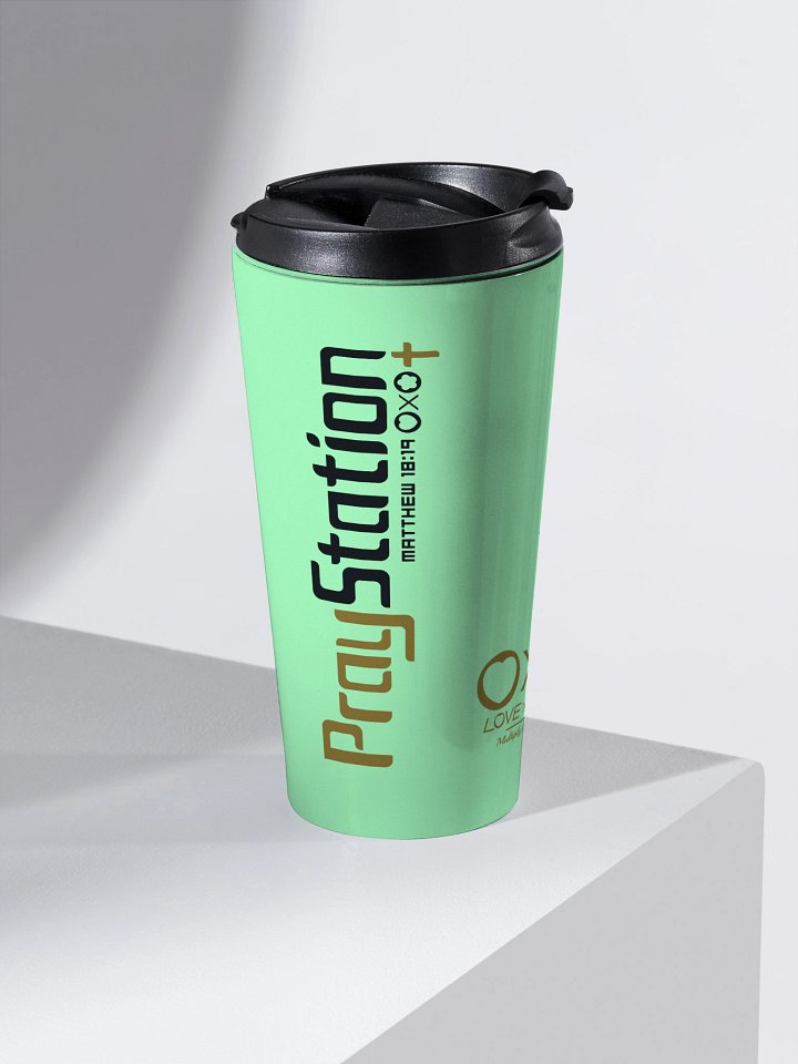 LXA PrayStation Travel Mug - Mint | Love X Aloha - Faith Collection | Premium Christian Merch product image (2)