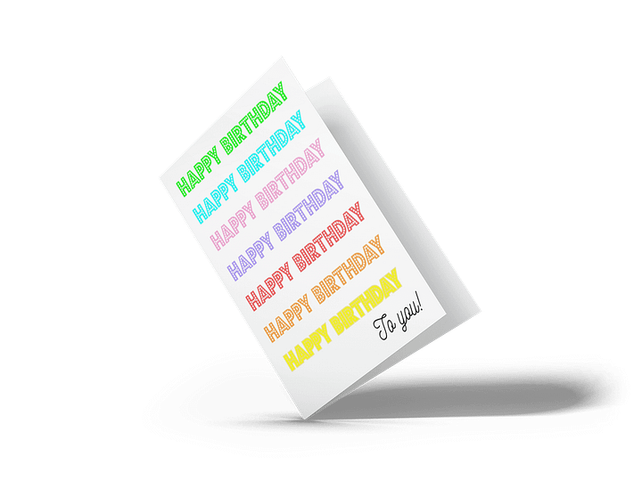 “HPBD to you” card product image (1)