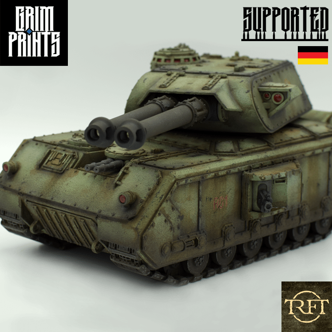 Grim Maus Heavy Battle Tank STLs product image (1)