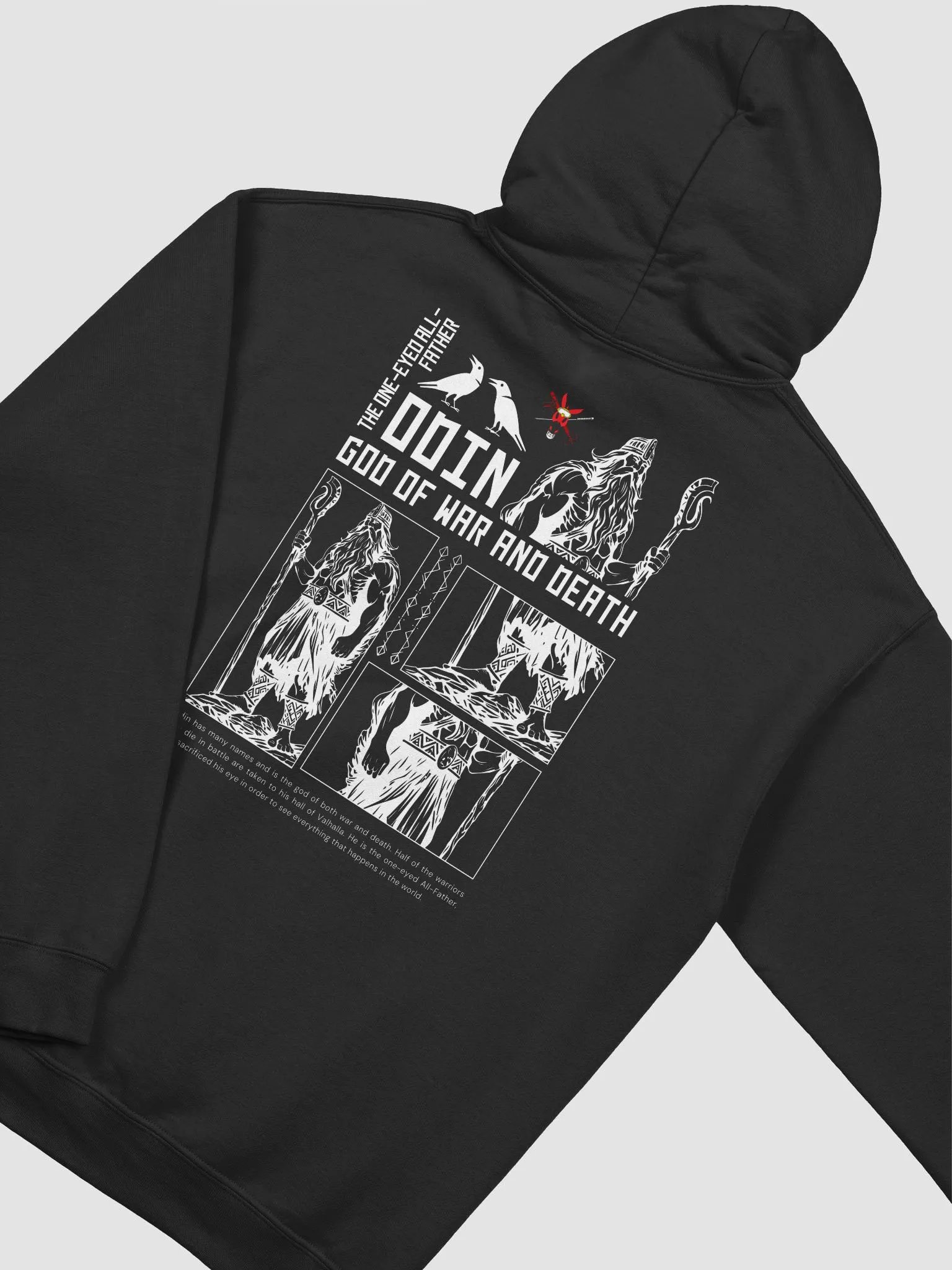Odin Hoodie White Design product image (4)