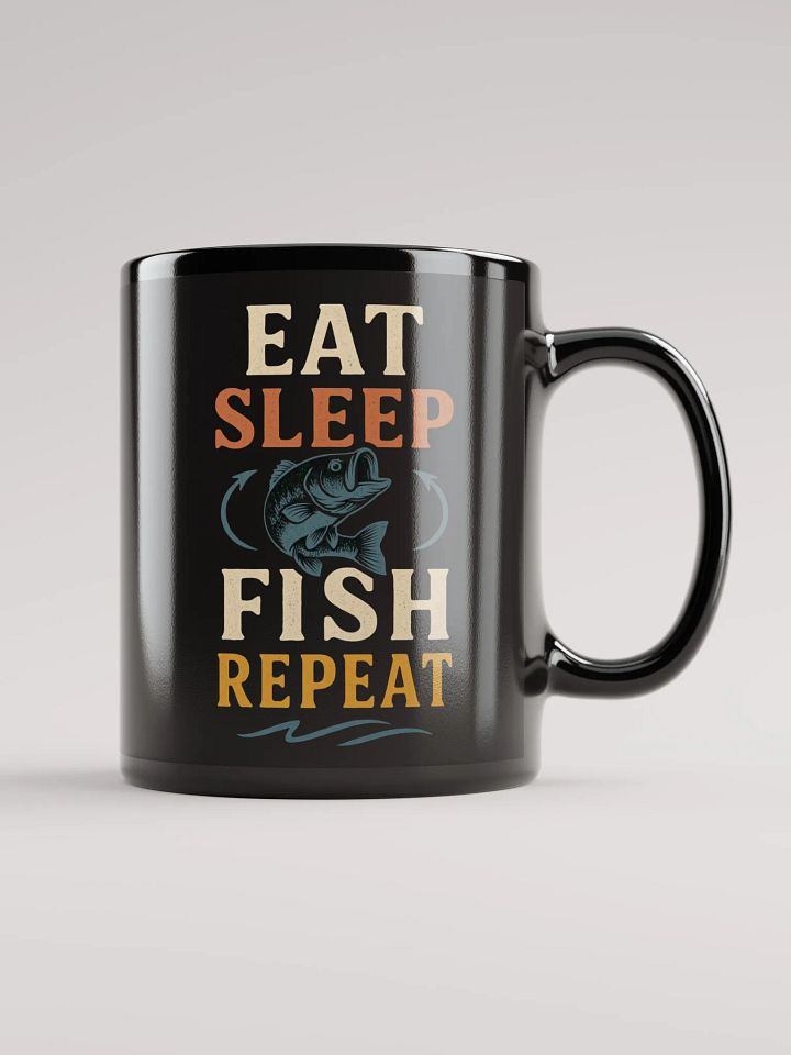 Funny Fishing Mug – Eat Sleep Fish Repeat product image (2)