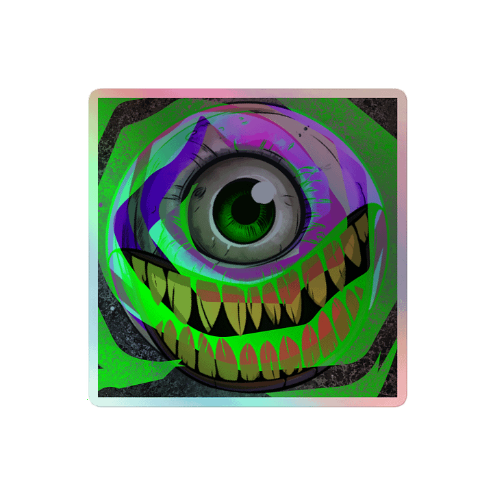 TIER 3 TWISTED EYEBALL KISS-CUT HOLOGRAPHIC STICKER product image (2)
