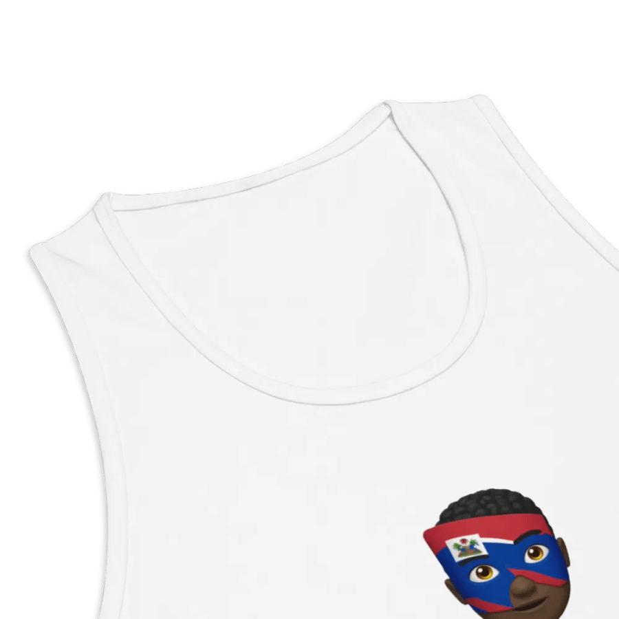 Haitian Flag Emoji Mask Tank Top product image (11)