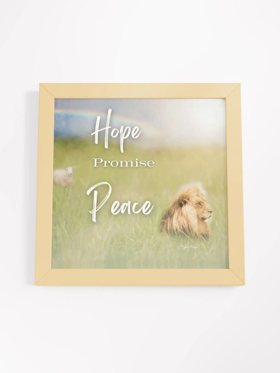 Hope, Promise, Peace Framed Print product image (4)