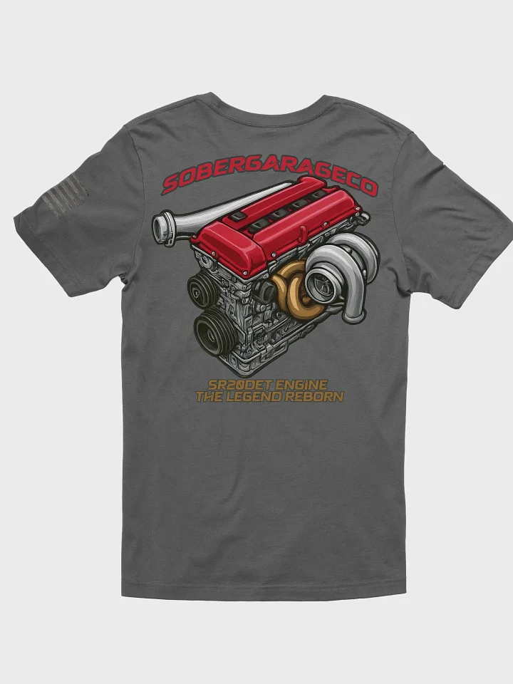 SR20DET Engine Sober Garage CO Stylized T-Shirt product image (12)