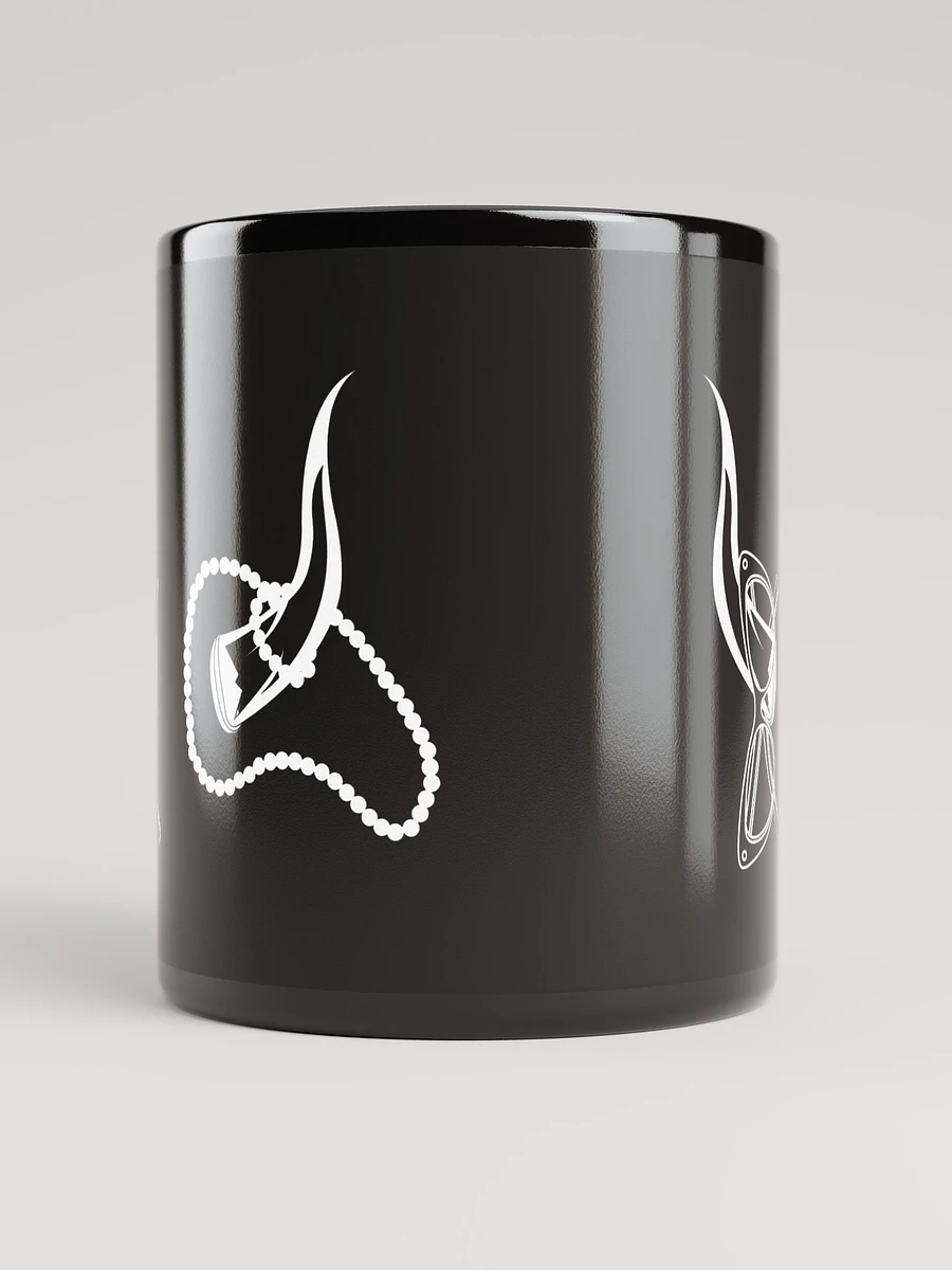 Horns, Glasses & Pearls Black Mug product image (9)