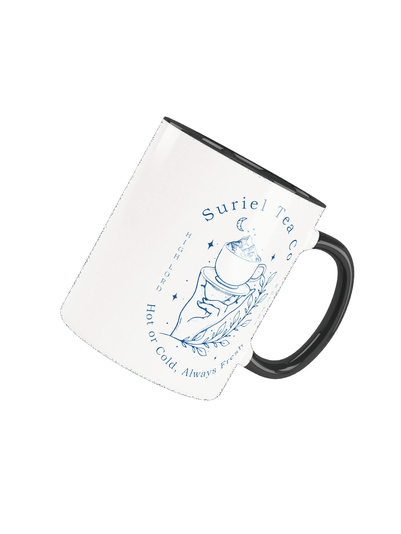 The Suriel Tea Co Suriel Tea Company Spill The Tea Velaris ACOTAR Symbol Two-Tone Coffee Mug 1WH2 product image (4)