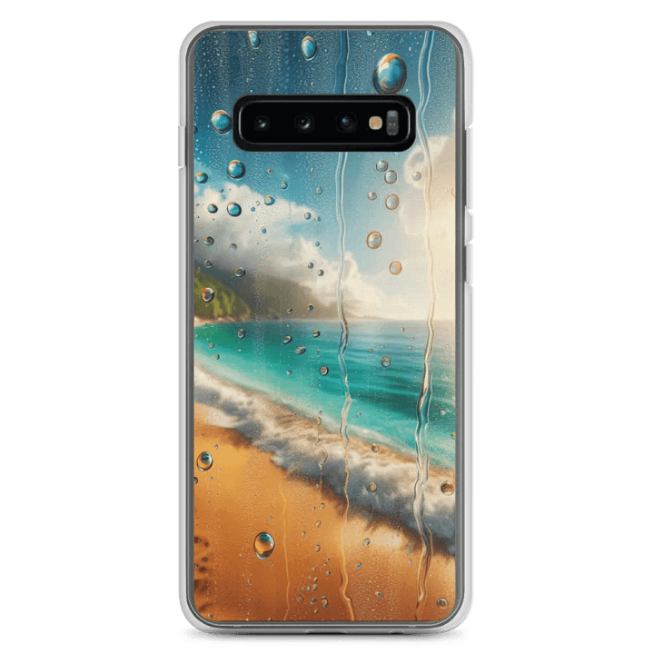 Serene Beach Vista Clear Samsung® Case | Ai Design product image (2)