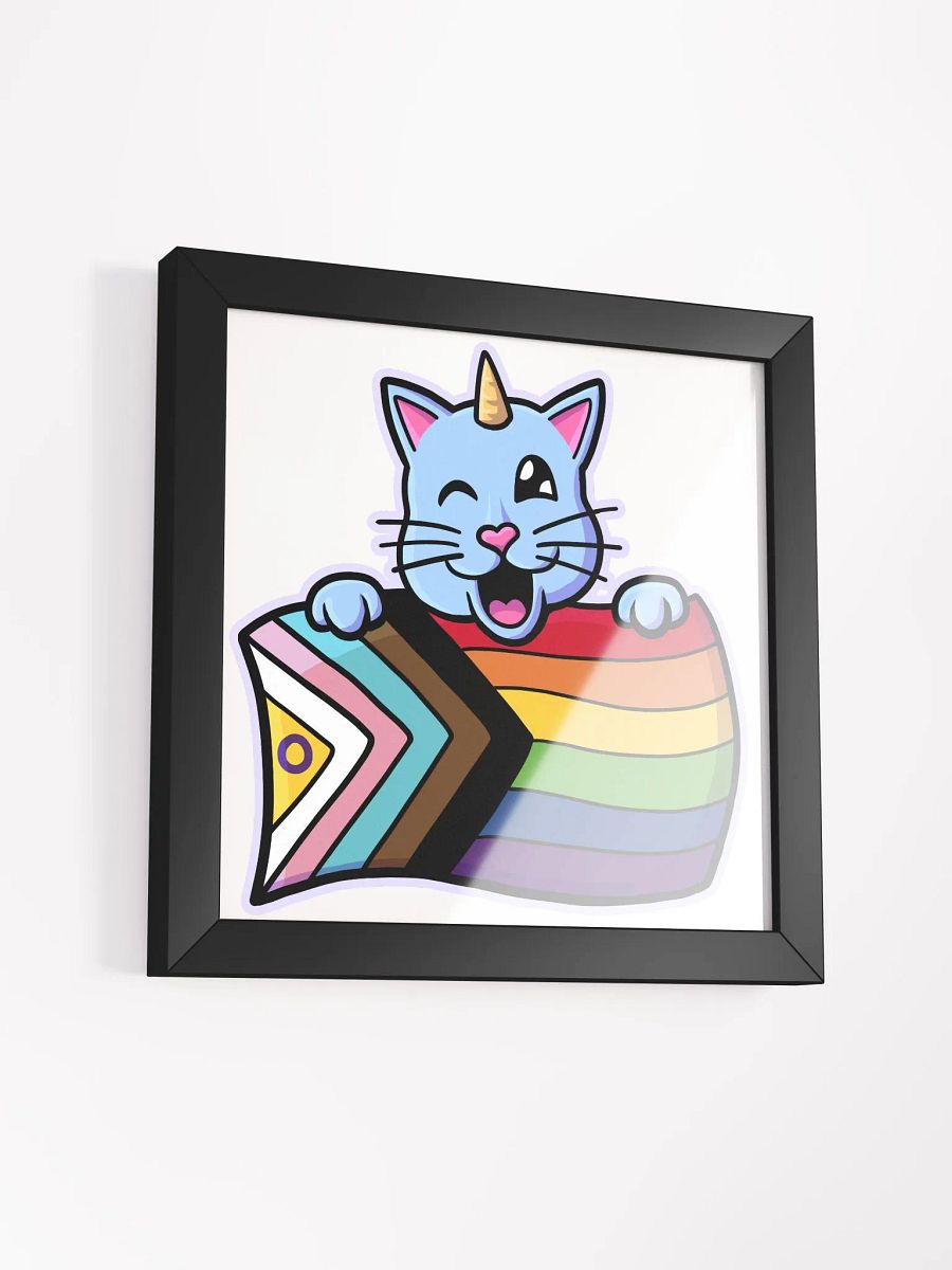 Progress Pride Kittycorn Framed Wall Art product image (22)
