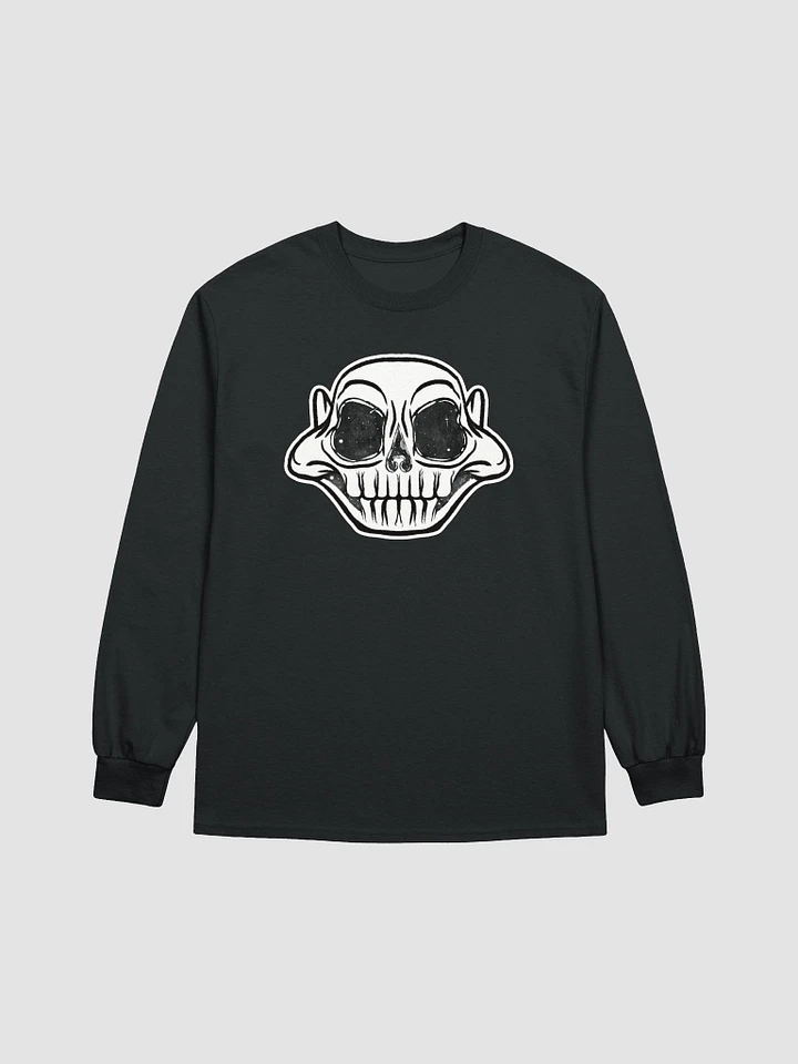 Grinning Skull Graphic Long Sleeve Tee product image (1)
