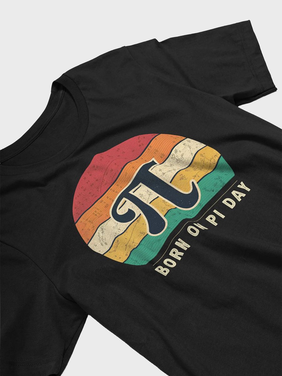 Retro Vintage Born in March Pi Day T-Shirt | Funny 3.14 Birthday Gift for Math Lovers product image (3)