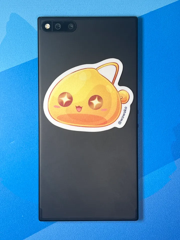 WoWoKo x Potato Fighters - Gold Slime - Sticker product image (2)