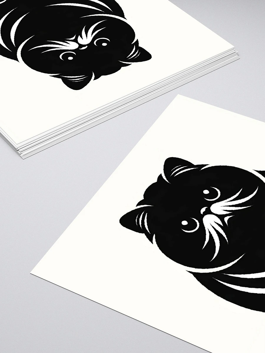 Kiss Cut Stickers: Exotic Shorthair Monochrome product image (4)