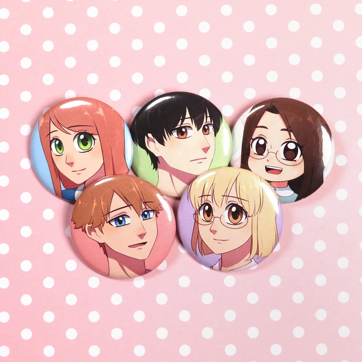 Beka and her Babies - Button Set product image (1)