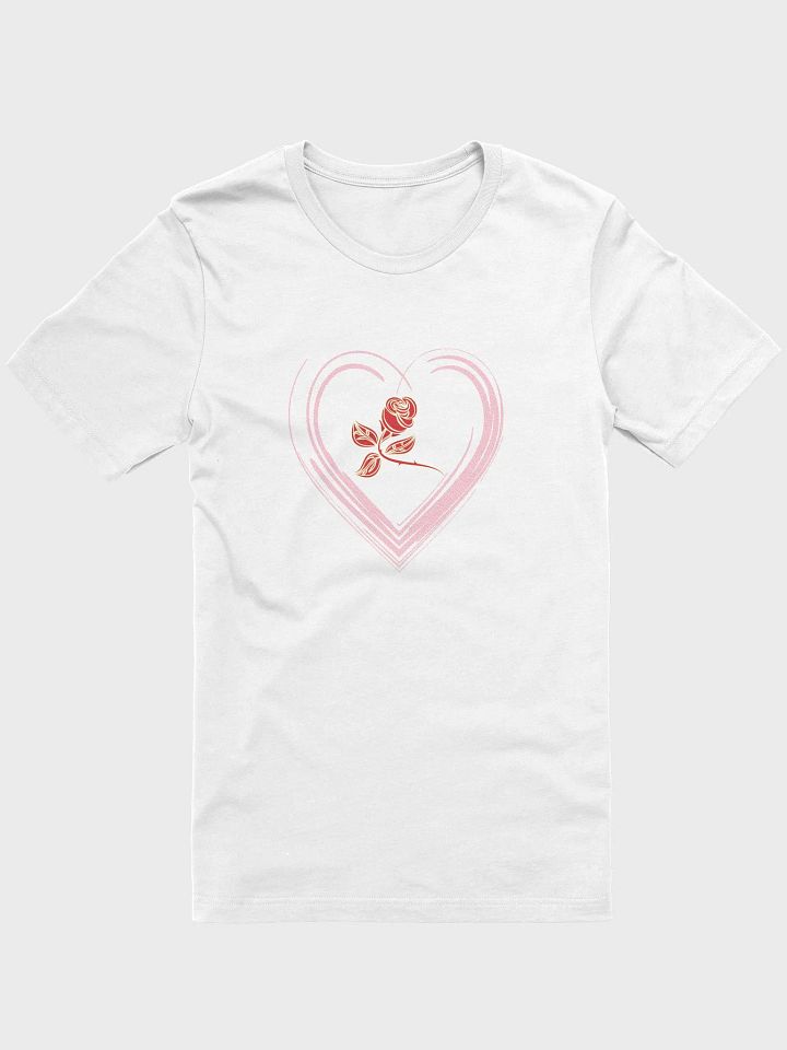 Golden Rose Love Heart T-Shirt product image (1)