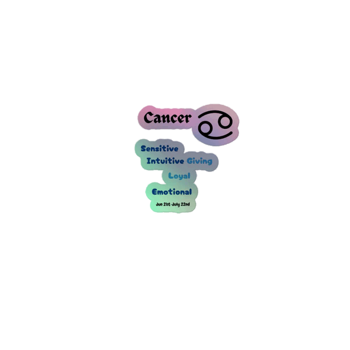 Cancer Colorful Stickers product image (1)