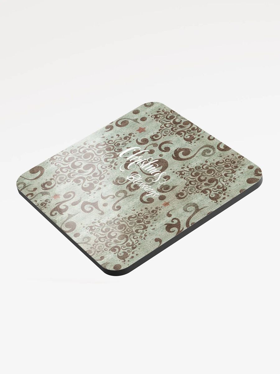 Swirling Christmas Blessings Coaster Set gift for entertainers moms colleagues friends product image (3)