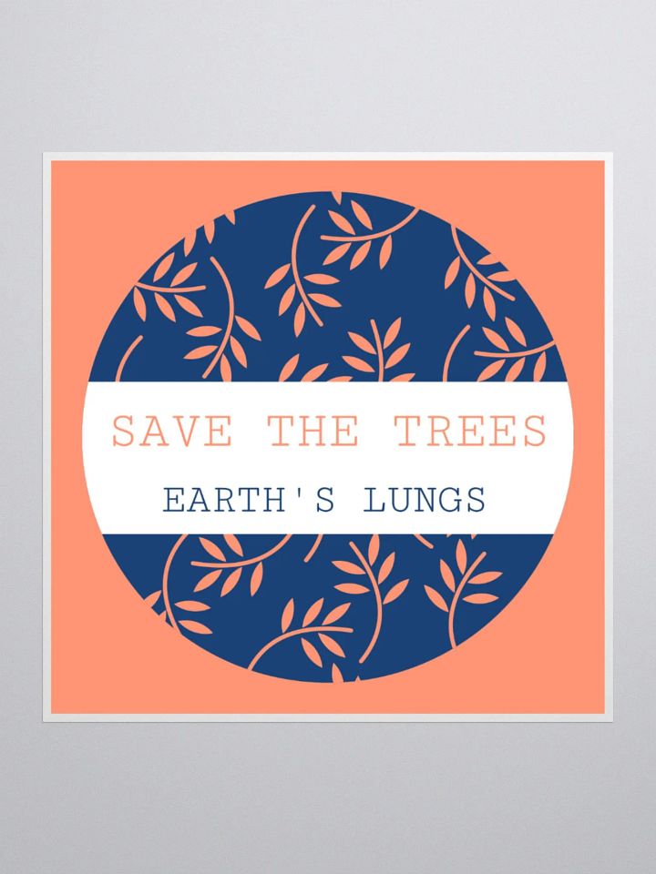 Eco-Friendly 'Save the Trees' Sticker Pack product image (2)