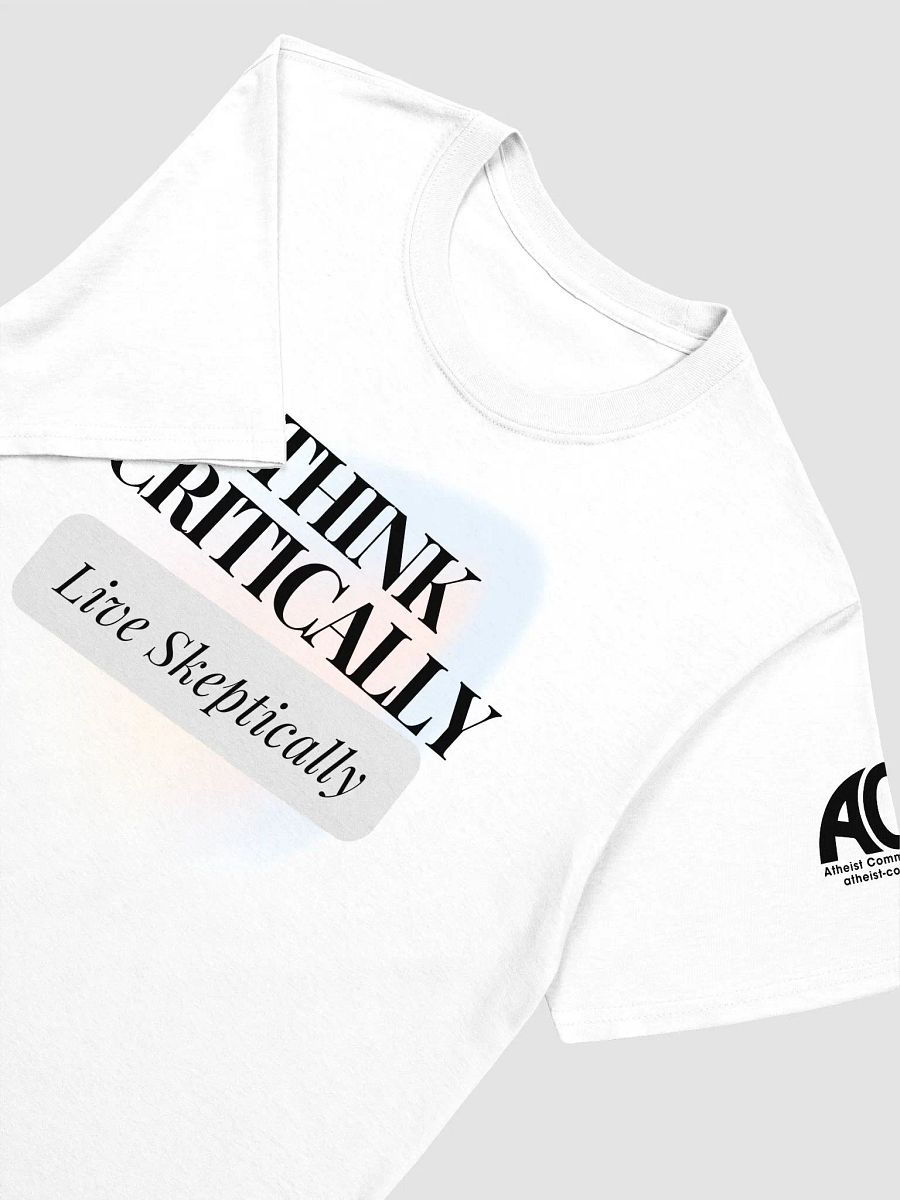 Think Critically, Live Skeptically Tee Shirt product image (3)