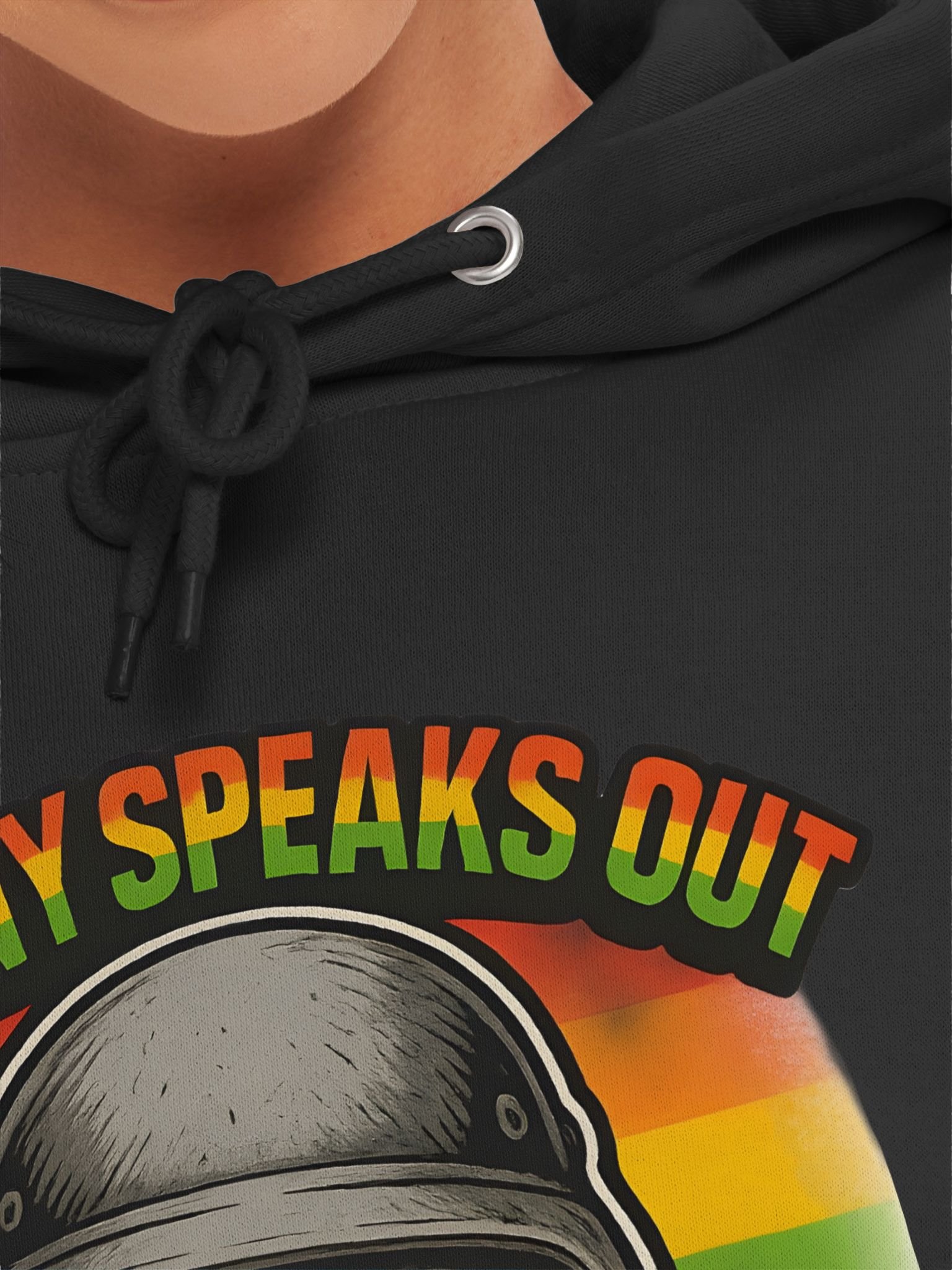 Rainbow Skull Unisex Hoodie product image (7)