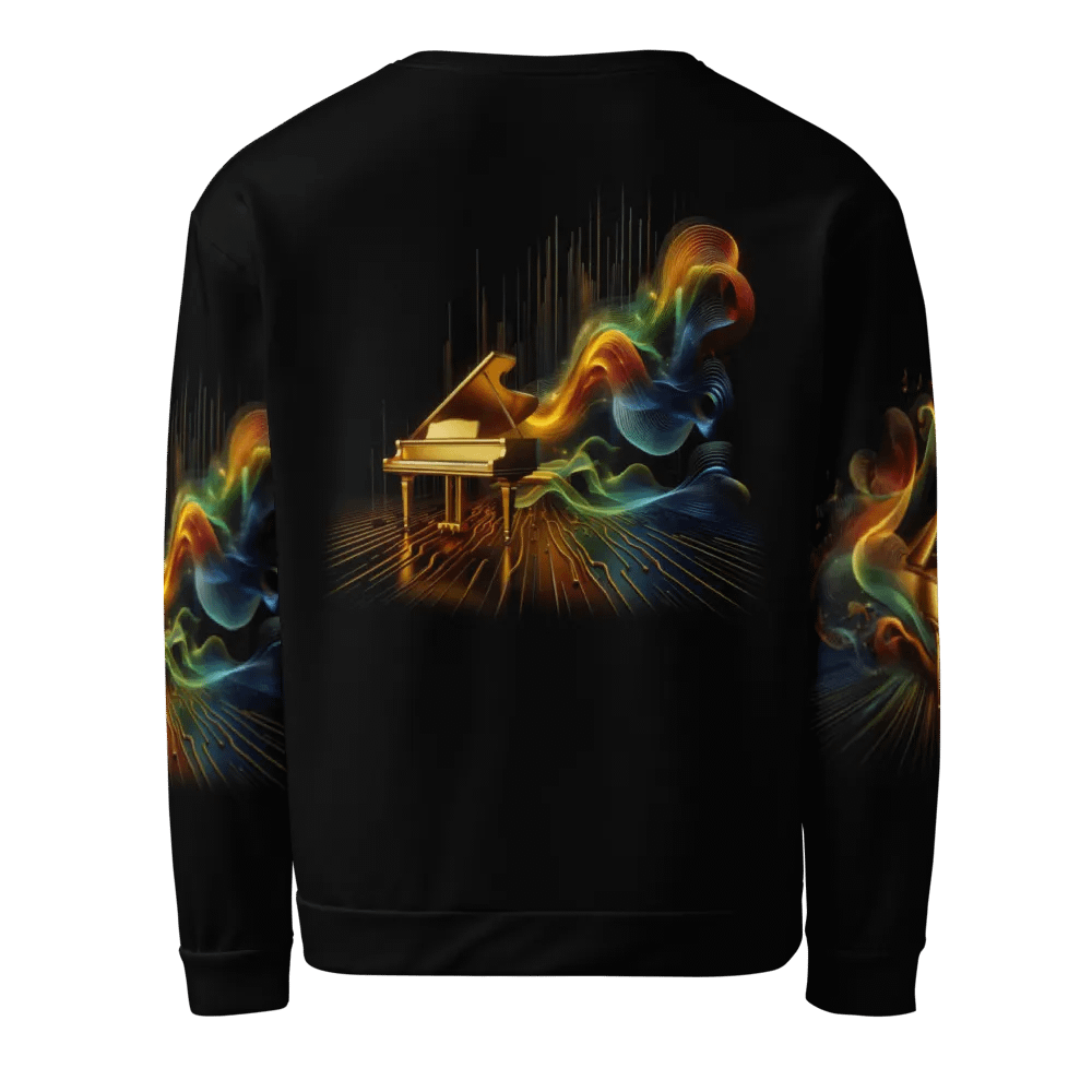 Golden Piano Musical Instrument - All-Over Unisex Sweatshirt #5 product image (2)