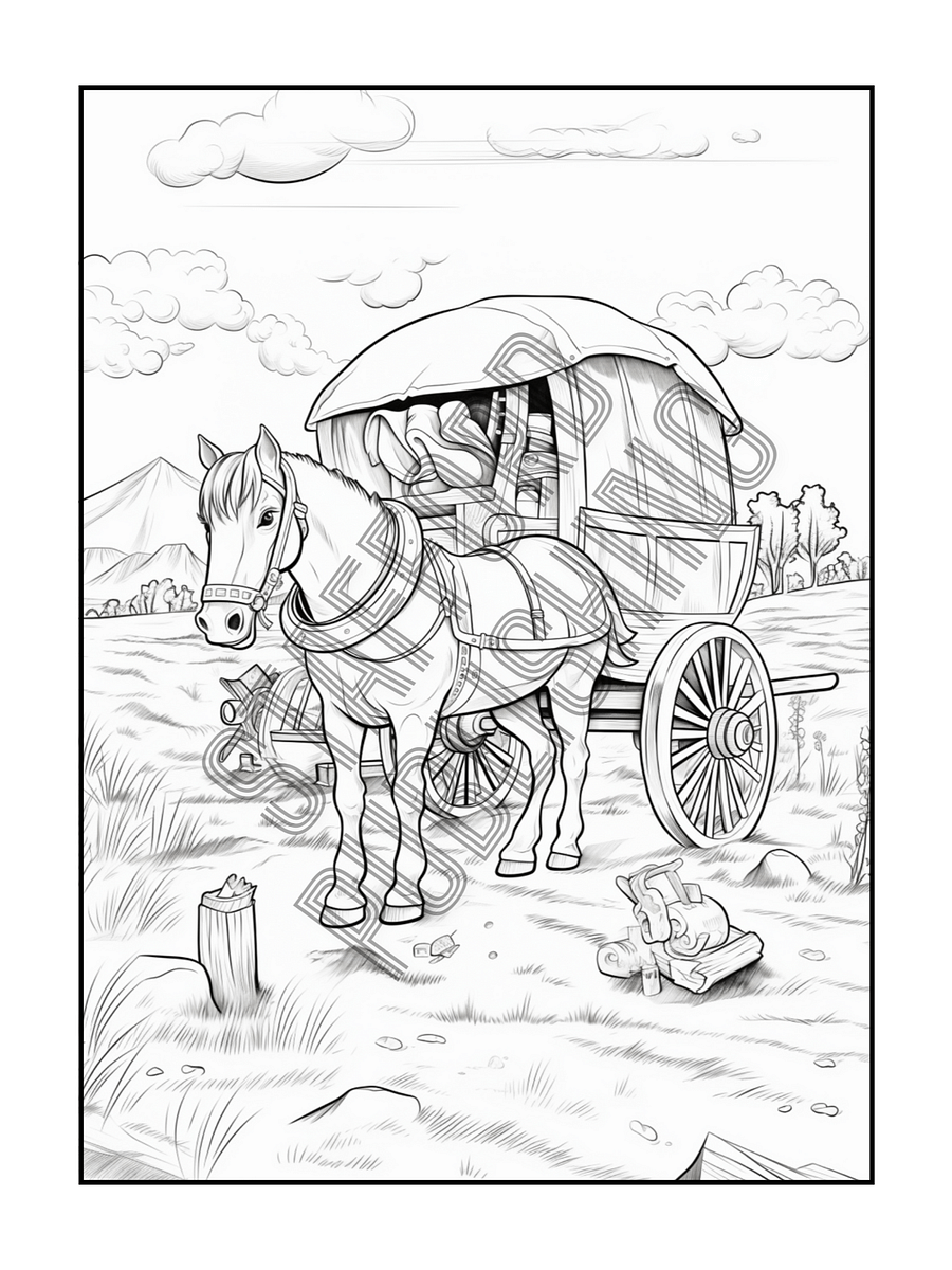 Transportation Coloring Book For Big & Little Kids Printable Version product image (11)