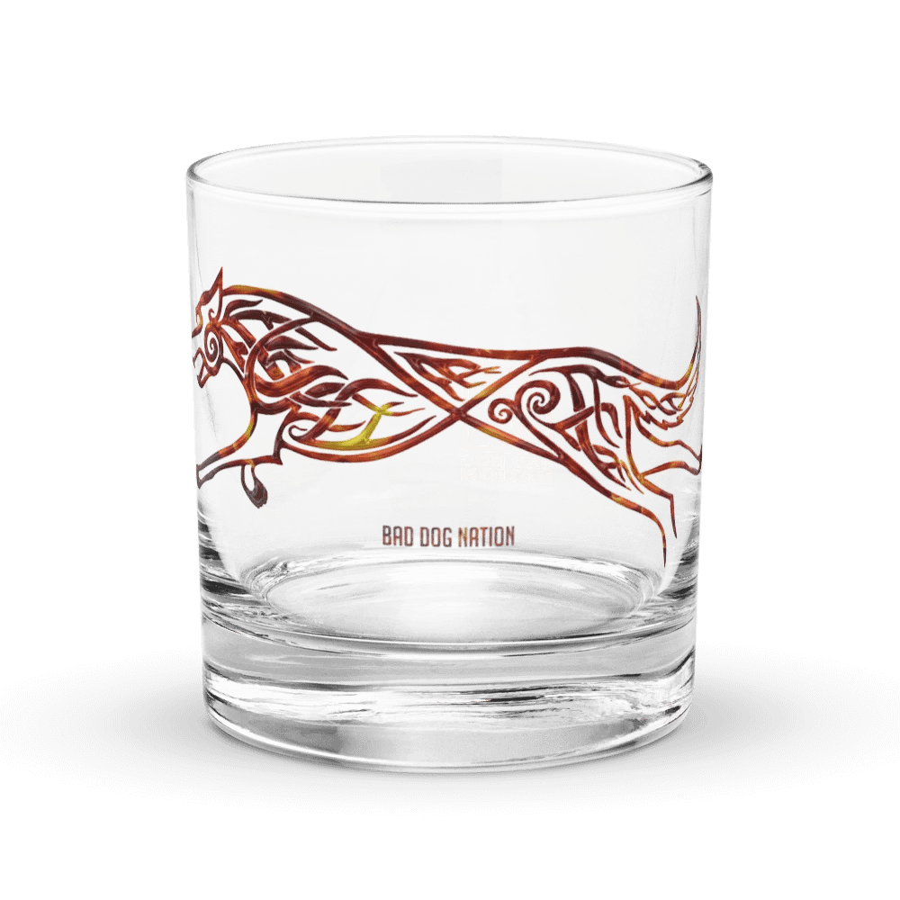 Fire Malinois - Whiskey Rocks Glass product image (1)