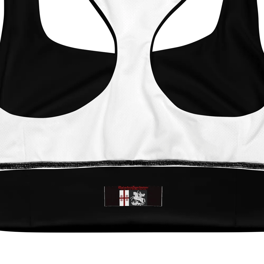 Black Serenity Longline Sports Bra product image (12)