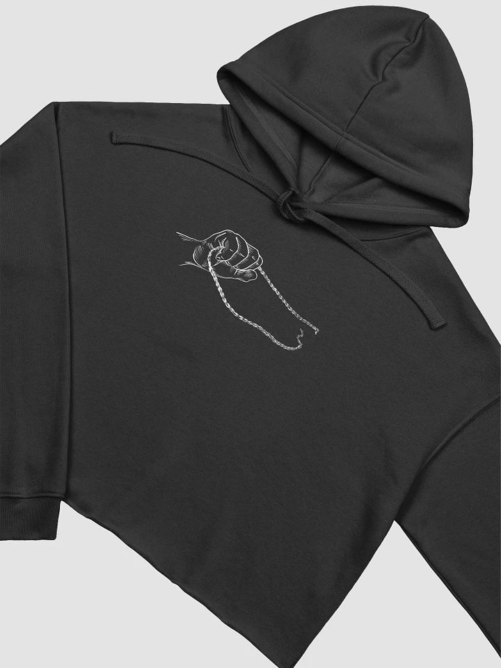 Hand & Chain Crop Hoodie product image (1)