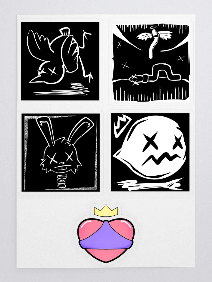 DEATH BY BOOTY XX STICKER PACK product image (1)