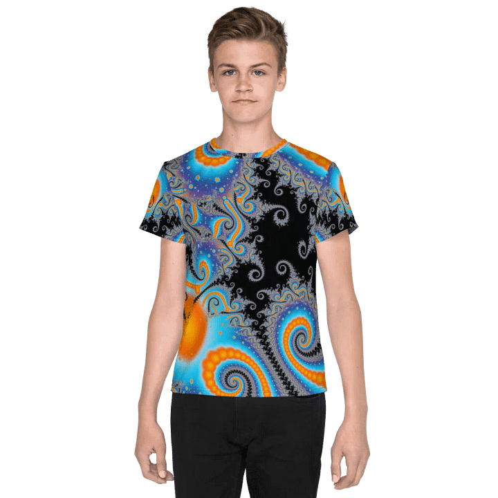 Fractal youth T-shirt - Party at the Orange Factory product image (1)