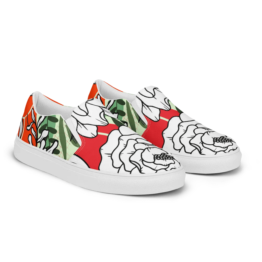 ''Tropical Bliss' Women's Slip-On Canvas Shoes product image (11)