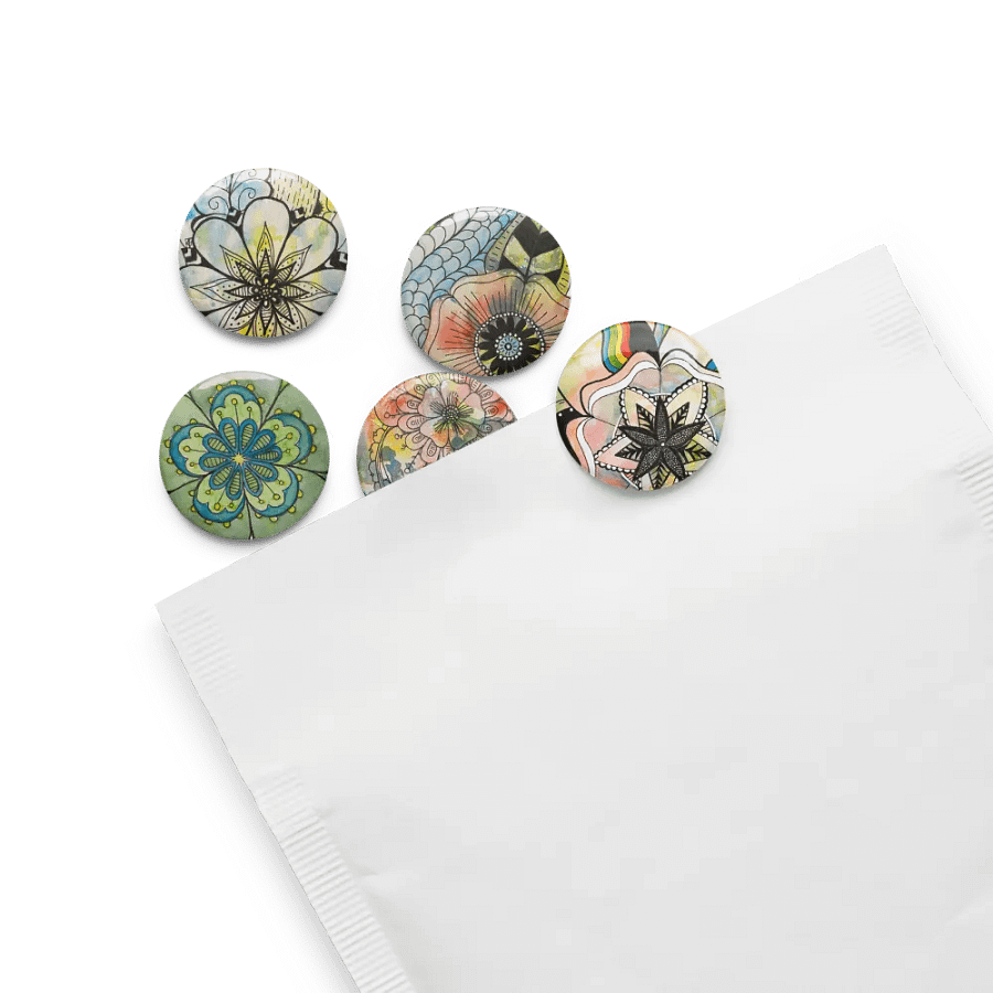 Floral Fantasy Pin Button Set product image (13)