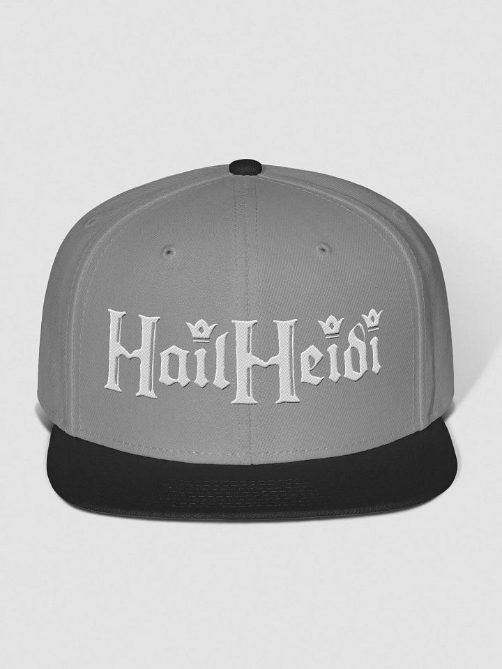 HailHeidi Gray Snapback Cap product image (1)