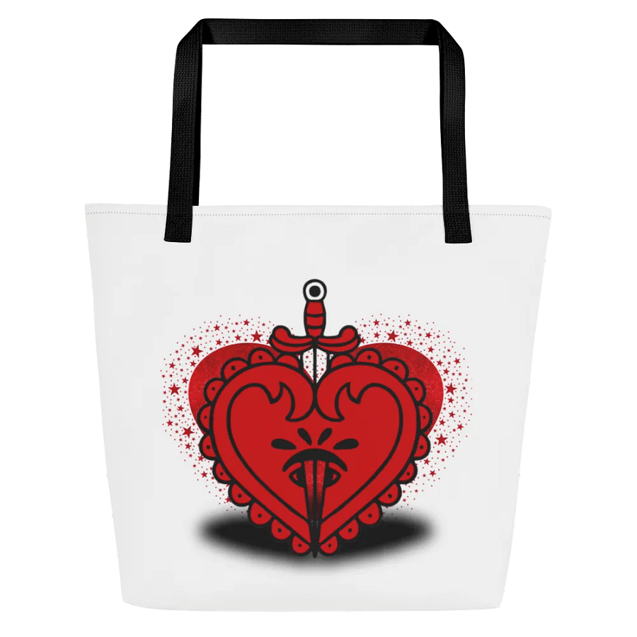 Love Hurts All-Over Print Tote Bag product image (3)