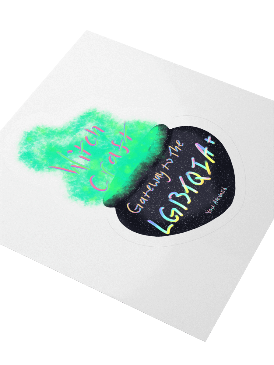 Witchcraft: Gateway to the LGBTQIA+ Sticker product image (9)
