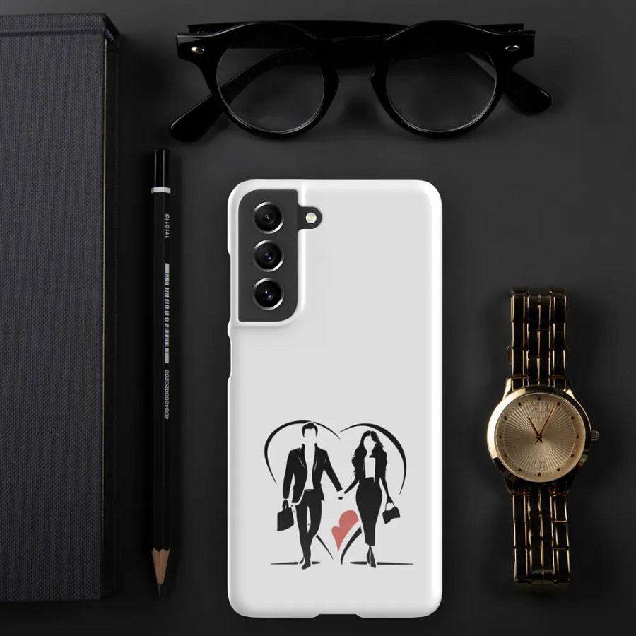Modern Love Logo Snap Case for Samsung (White) product image (8)
