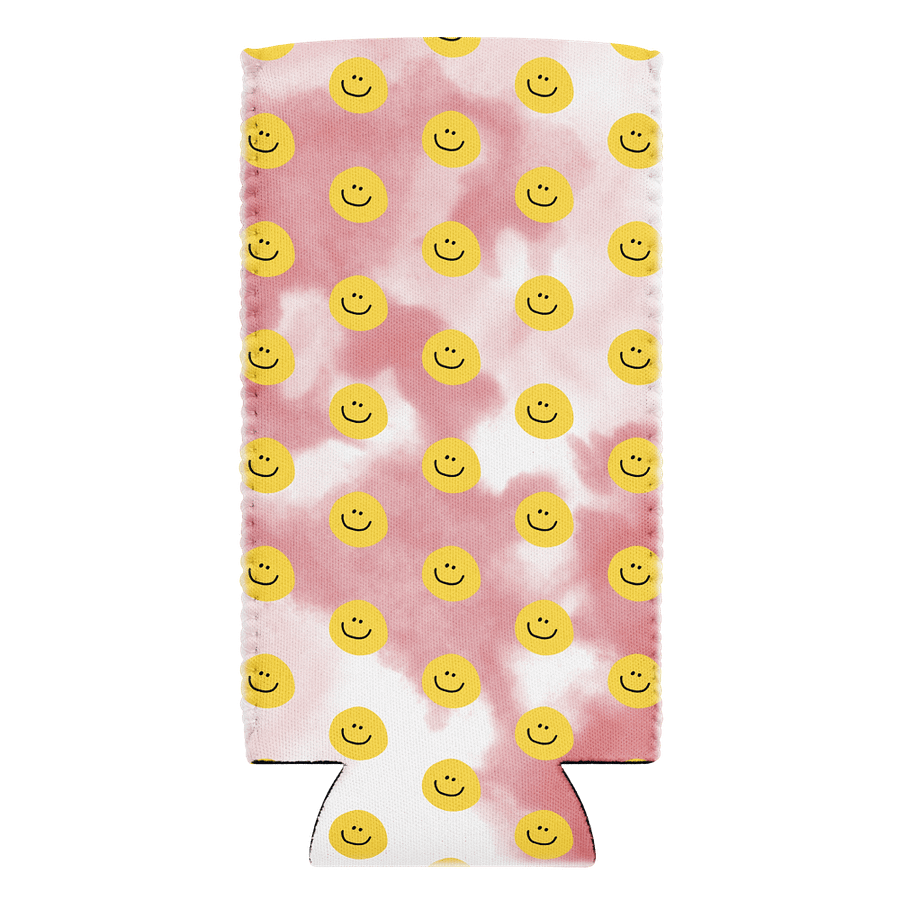 Smiley Tie Dye Coozie - Pink product image (2)