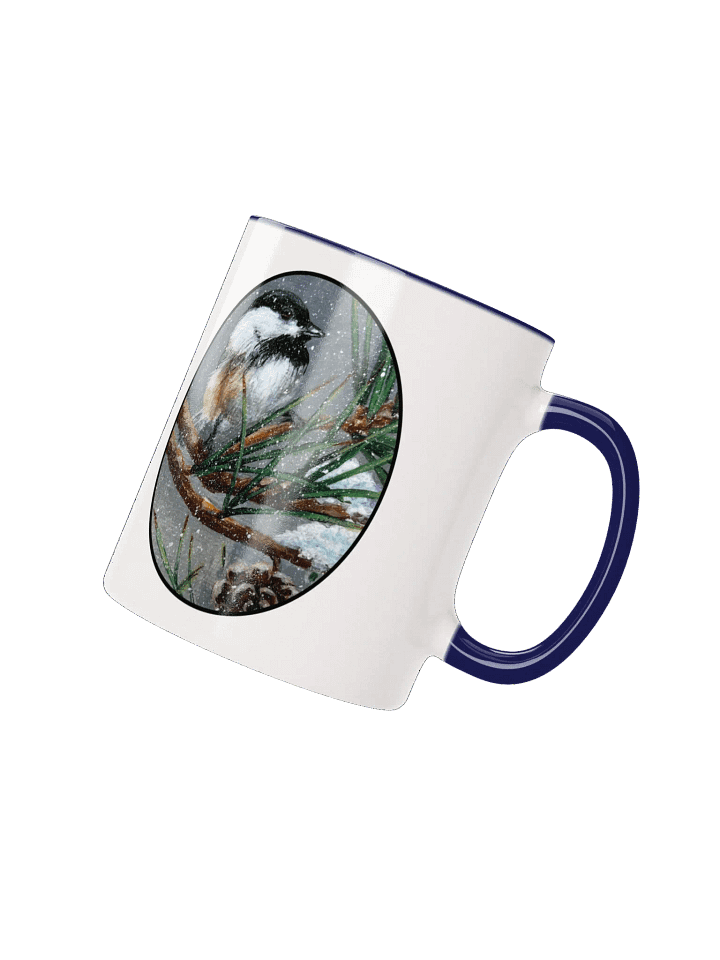 Winter Whimsy Chickadee Ceramic Mug product image (6)