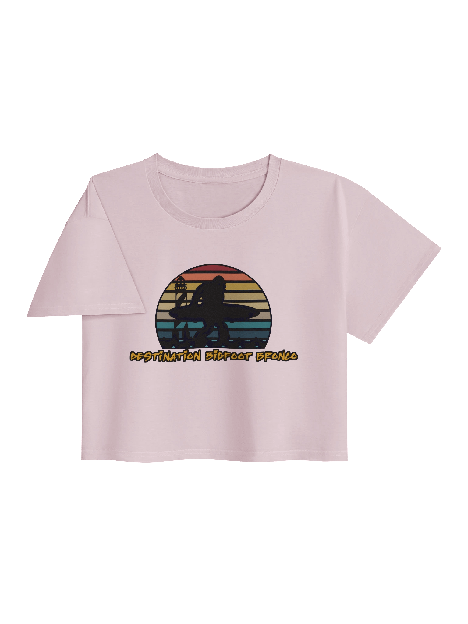 Destination Bigfoot Bronco Classic Logo Women's Crop Top (Multiple Colors Available) product image (5)