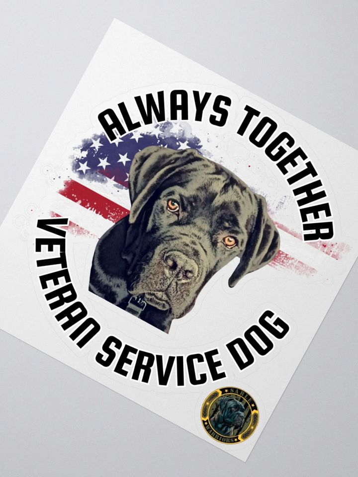 Sable Warriors Veteran Service Dog Sticker: Helps Pair Veterans With A Service Dog product image (4)